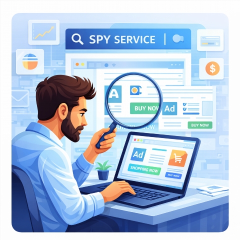 Serviço de espionagem para encontrar produtos online!