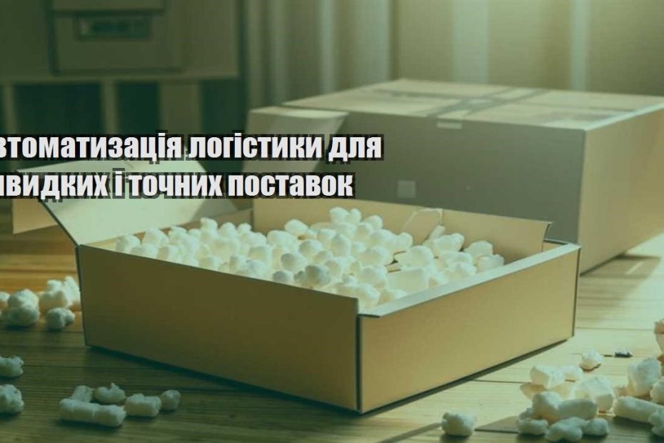 avtomatyzacziya logistyky dlya shvydkyh i tochnyh postavok