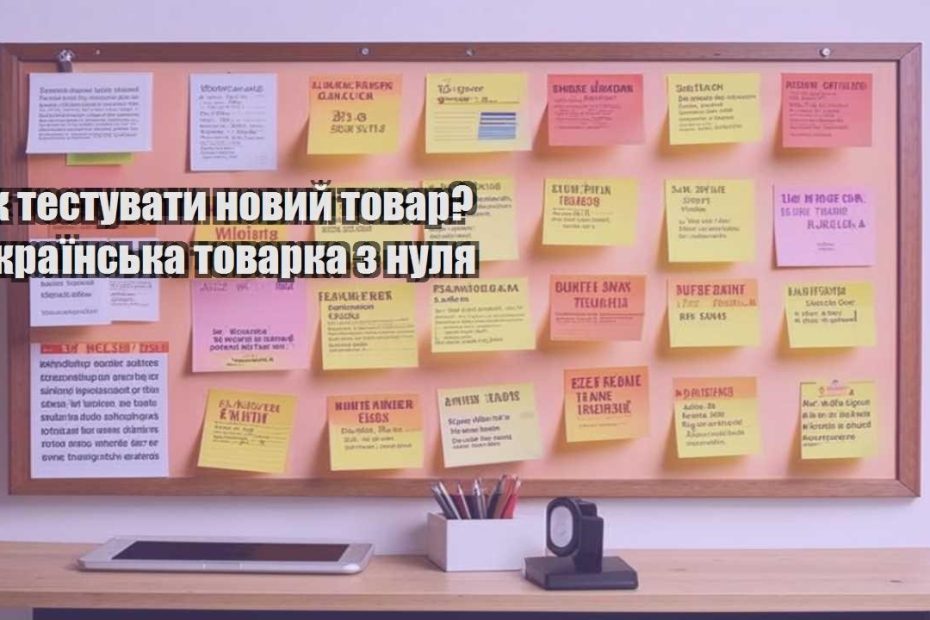 yak testuvaty novyj tovar ukrayinska tovarka z nulya
