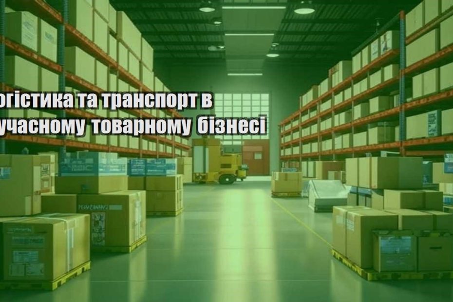 logistyka ta transport v suchasnomu tovarnomu biznesi