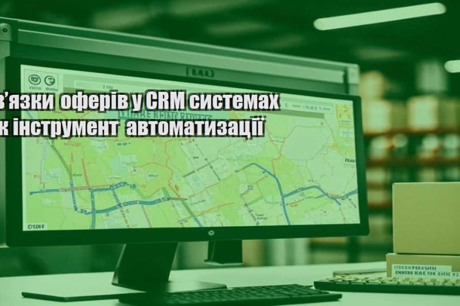 zvyazky oferiv u crm systemah yak instrument avtomatyzacziyi