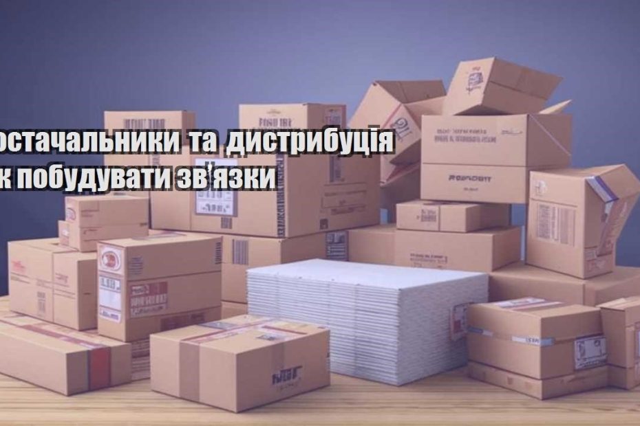 postachalnyky ta dystrybucziya yak pobuduvaty zvyazky