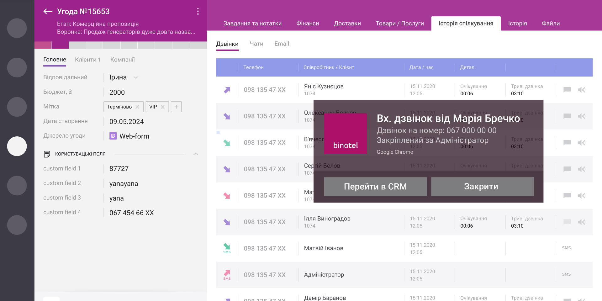 binotel smartcrm czymw