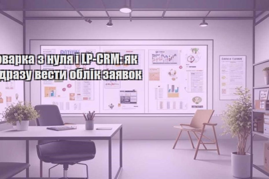 tovarka z nulya i lp crm yak odrazu vesty oblik zayavok