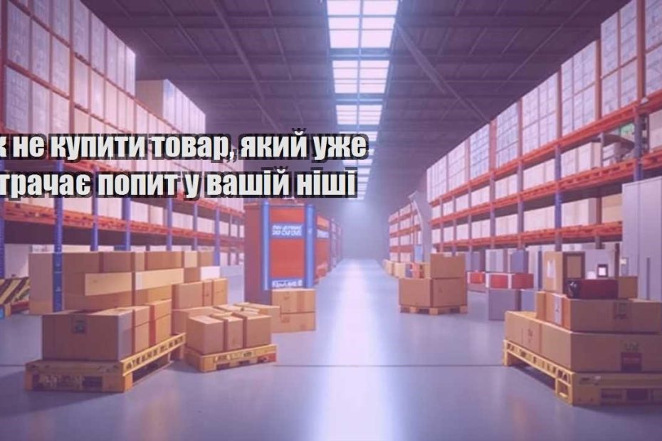 yak ne kupyty tovar yakyj uzhe vtrachaye popyt u vashij nishi