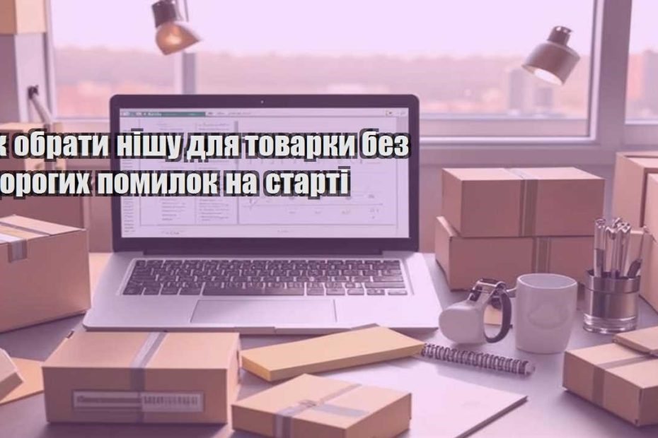 yak obraty nishu dlya tovarky bez dorogyh pomylok na starti