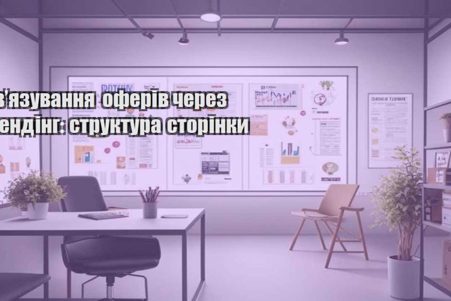 zvyazuvannya oferiv cherez lending struktura storinky