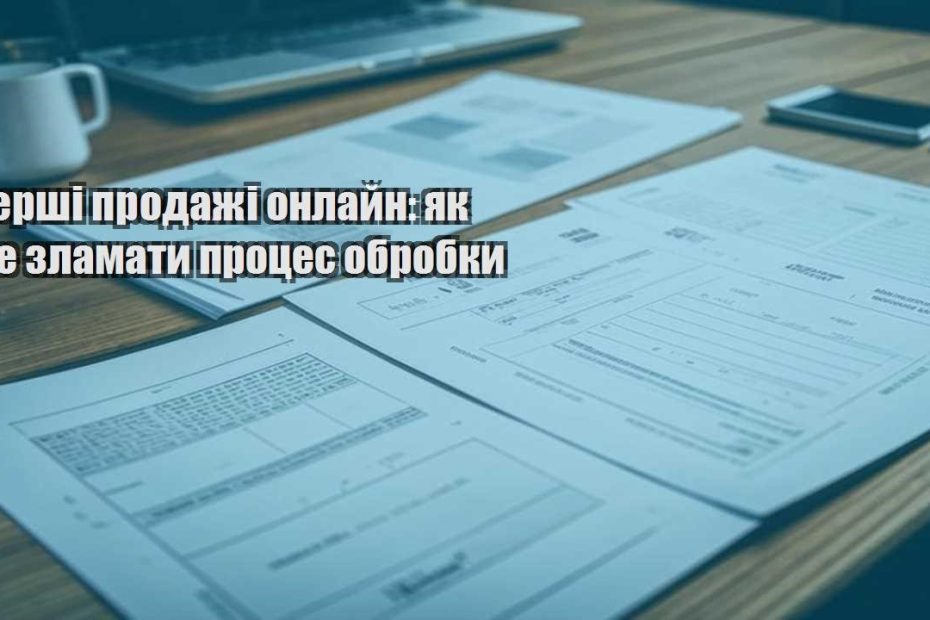 pershi prodazhi onlajn yak ne zlamaty proczes obrobky
