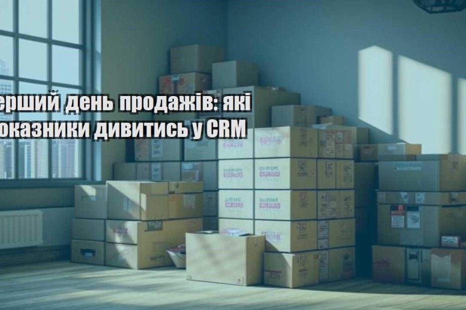 pershyj den prodazhiv yaki pokaznyky dyvytys u crm