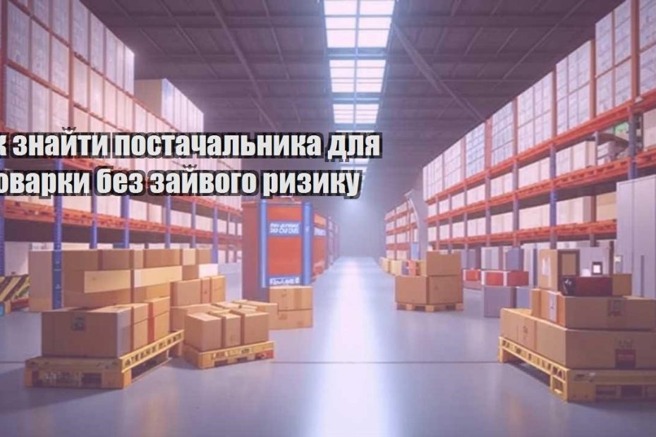 yak znajty postachalnyka dlya tovarky bez zajvogo ryzyku