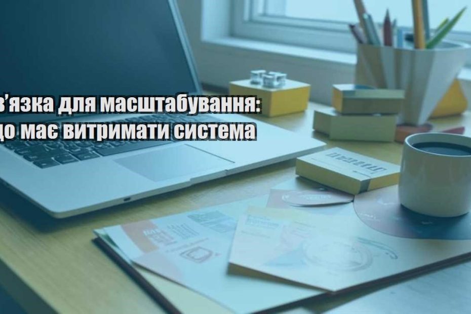 zvyazka dlya masshtabuvannya shho maye vytrymaty systema