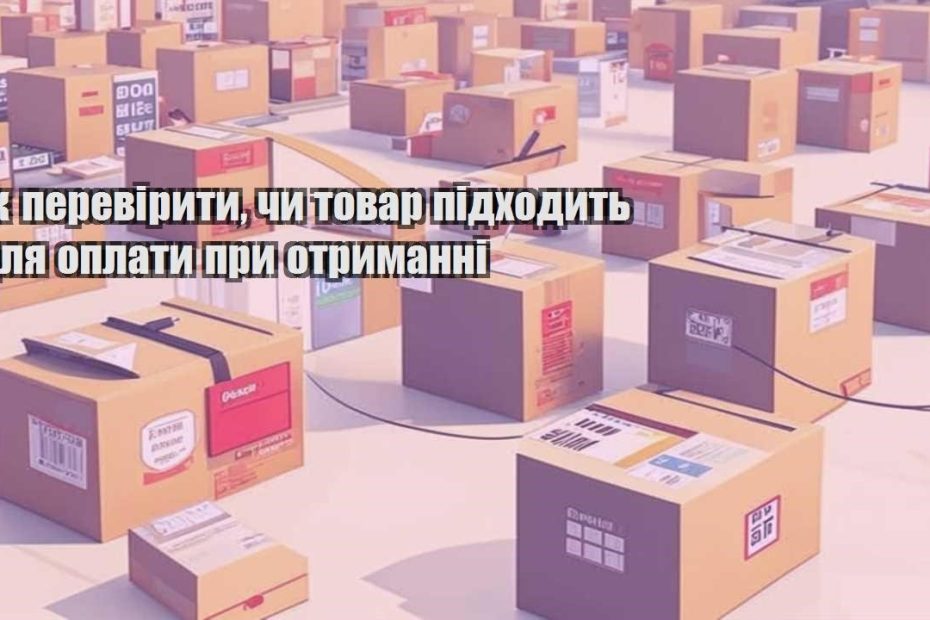 yak pereviryty chy tovar pidhodyt dlya oplaty pry otrymanni