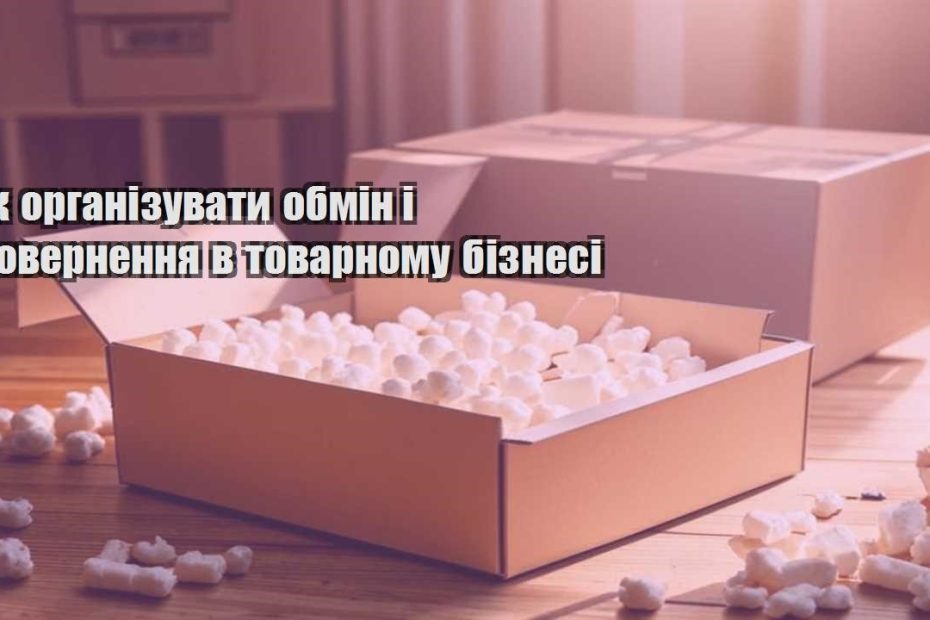 yak organizuvaty obmin i povernennya v tovarnomu biznesi