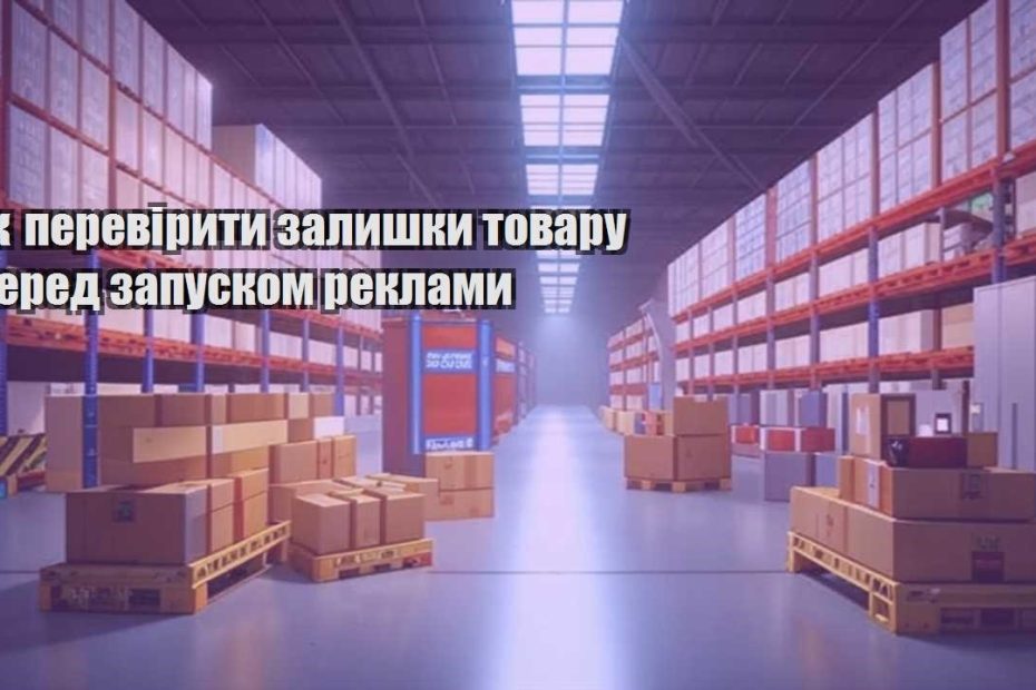 yak pereviryty zalyshky tovaru pered zapuskom reklamy