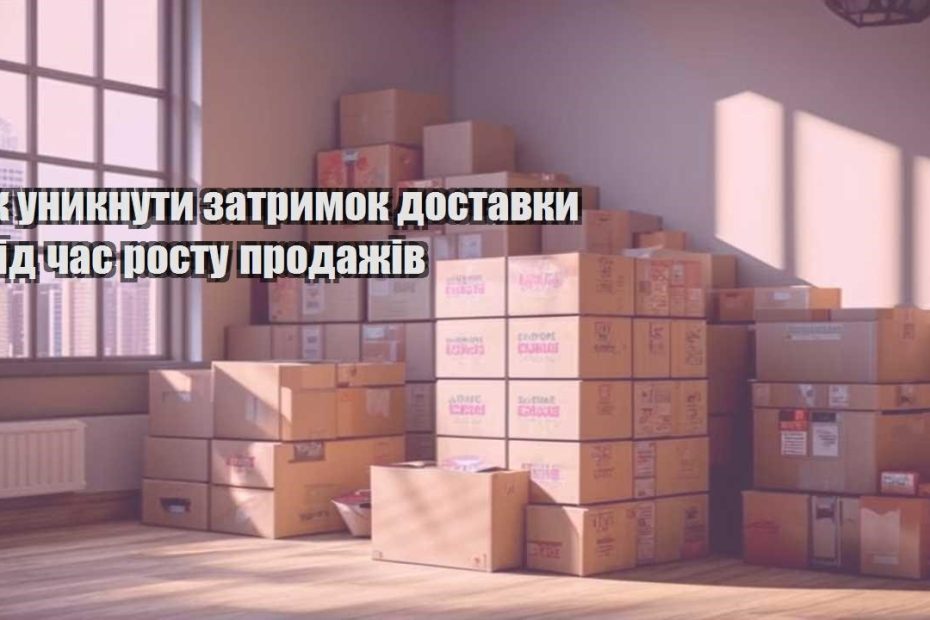 yak unyknuty zatrymok dostavky pid chas rostu prodazhiv