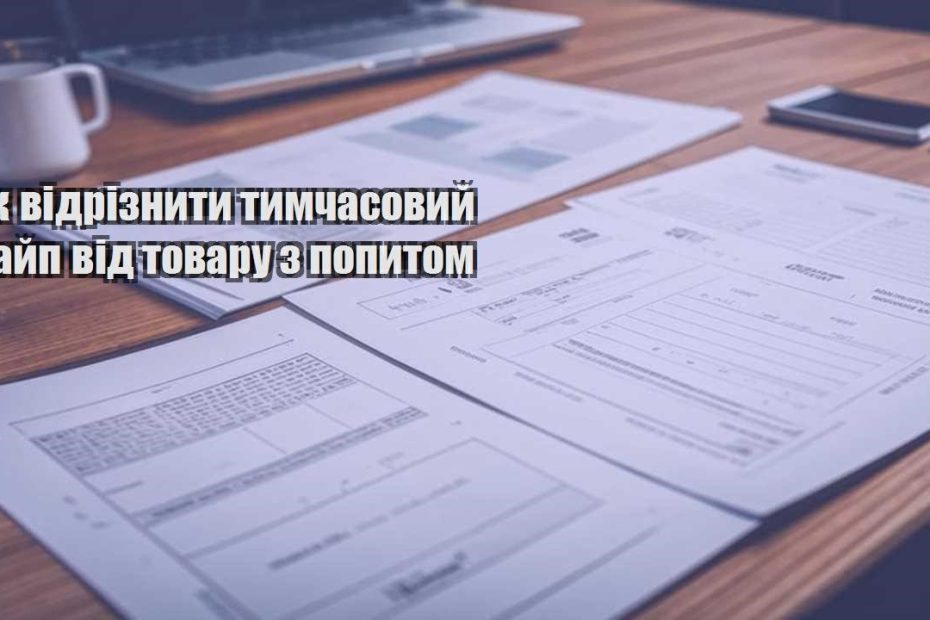 yak vidriznyty tymchasovyj hajp vid tovaru z popytom