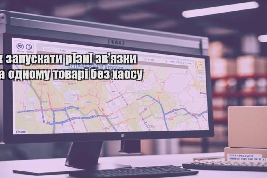 yak zapuskaty rizni zvyazky na odnomu tovari bez haosu