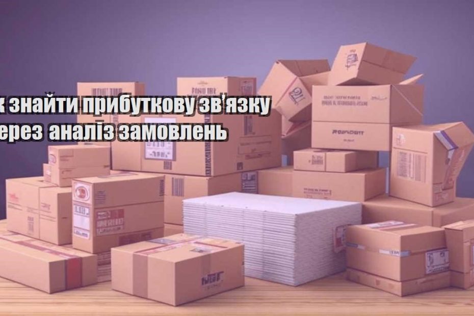 yak znajty prybutkovu zvyazku cherez analiz zamovlen