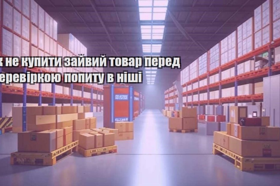 yak ne kupyty zajvyj tovar pered perevirkoyu popytu v nishi